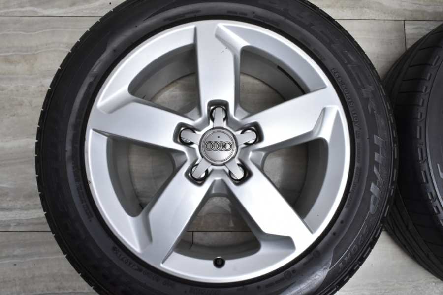 【左の種様】Audi Q7 純正 4本set 19インチ ホイール・スタッドレス Audi AUDI アウディ 現行 4M Q7 純正 19インチ 8.5J+28 PCD112