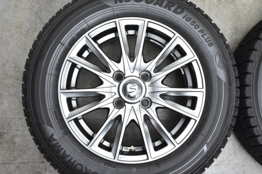 バリ溝】ヤリス サイズ 14in 5.5J +42 PCD100 ヨコハマ アイスガード