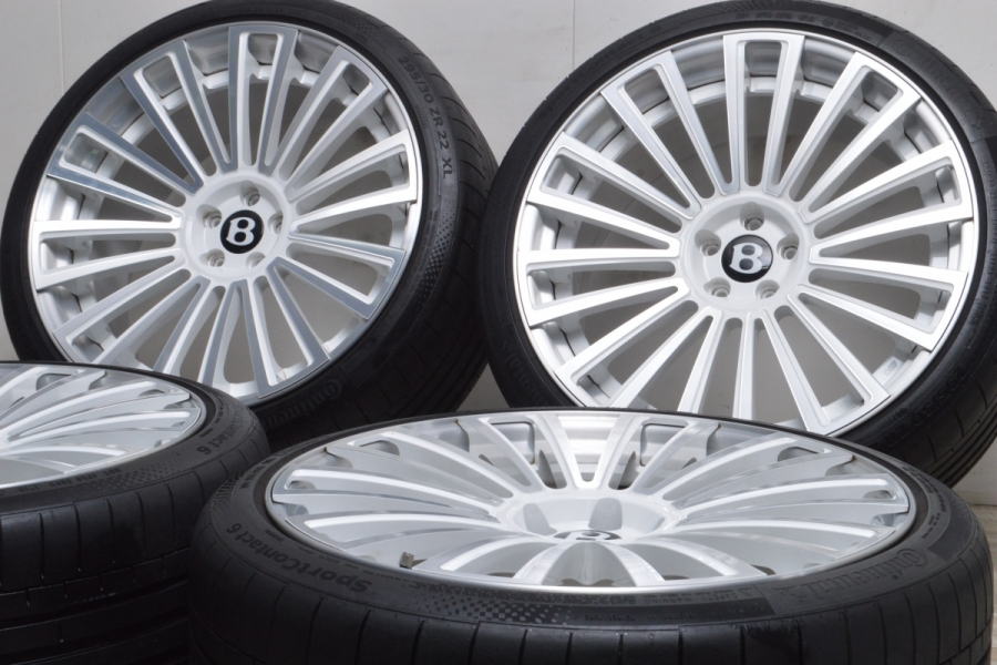 鍛造美品】BC FORGED HCL20 22in 10.5J +38 +33 PCD112 295/30R22 ベントレー コンチネンタルGT  GTC フライングスパー スーパースポーツ 中古 タイヤホイールセット | パーツ販売ナンバーワン