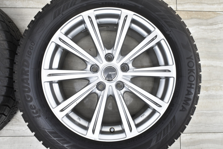 215/60R17 スタッドレス バリ山 ヨコハマ アイスガード エスティマ