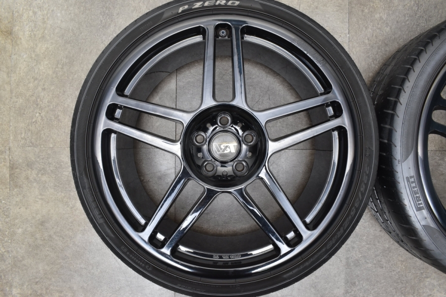 希少 鍛造品】VST Type SM Forged 19in 8J +50 PCD108 ハブ径63.4mm ピレリ PZERO 225/35R19  ボルボ V70 V50 V40 VOLVO フォージド 中古 タイヤホイールセット | パーツ販売ナンバーワン