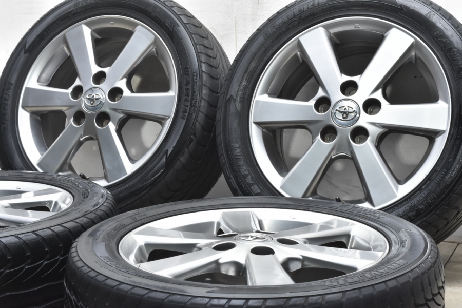 アイシス プラタナ 純正 4本セット 205/55/R16 16インチ 6.5J ＋45 PCD114.3 5穴 ハブ径60mm TOYOTA純正 ノア ヴォクシー エスクァイア 10日(金)お得なクーポン!!タイヤ交換対象トヨタ
