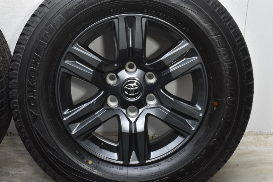 美品 バリ溝】トヨタ 125 ハイラックス Z 純正 17in 7.5J +30