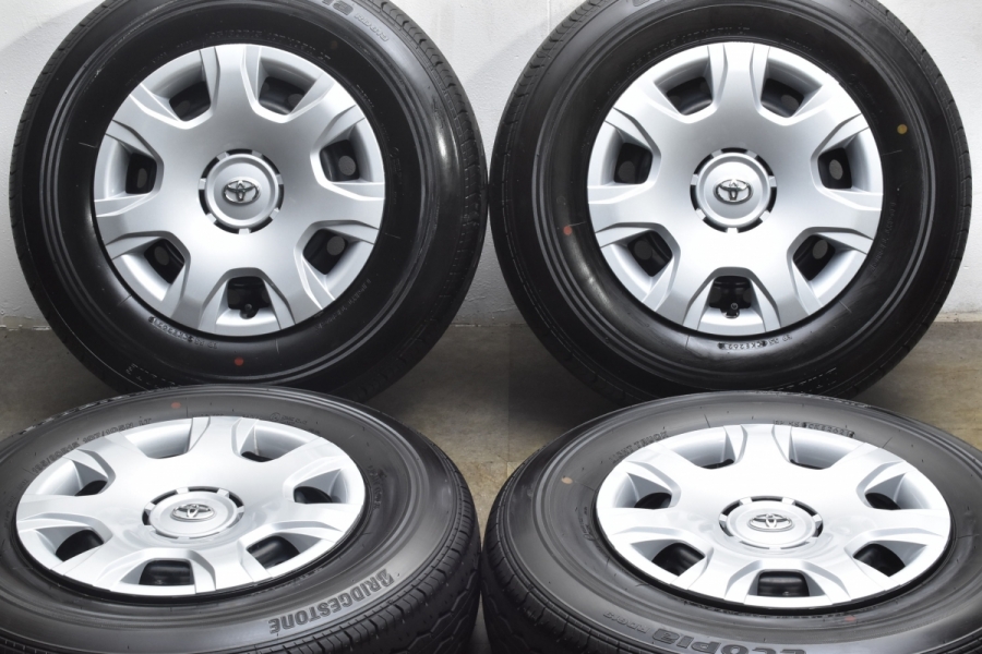 ハイエース新車外し 195/80R15 107/105 2021年製 2本② エコピア 送料無料 200系 ハイエース 純正 新車外し