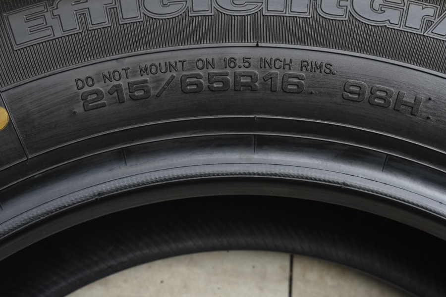 【2021年製 新車外し】グッドイヤー エフィシェントグリップ 215/65R16 4本 バリ溝 アルファード ヴェルファイア エルグランド 2021年製 新車外し】グッドイヤー エフィシェントグリップ 215/65R16 4