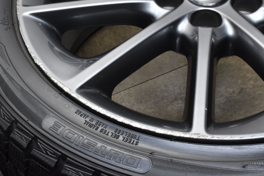 バリ溝】レクサス CT Fスポーツ 純正 17in 7J +45 PCD100 ダンロップ