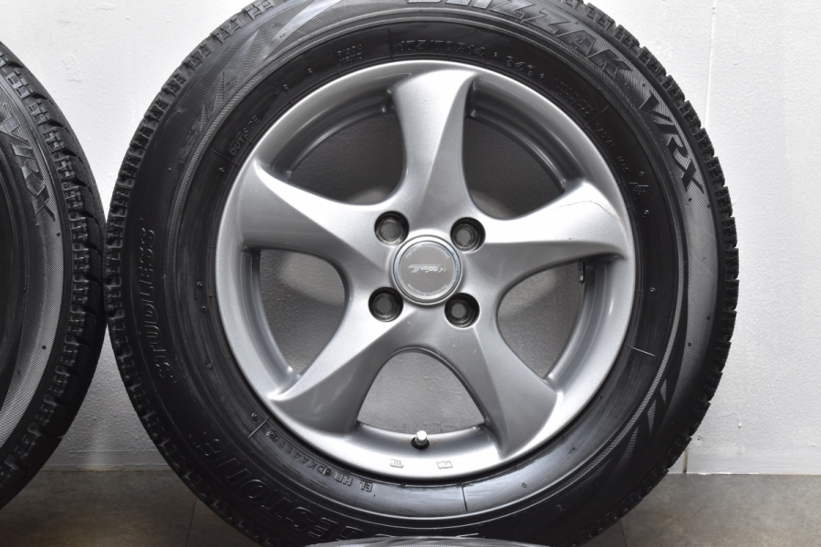 ホイール美品】トップラン 14in 5.5J +39 PCD100 ブリヂストン