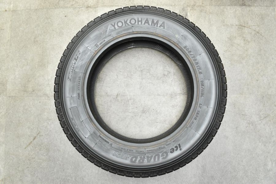 【バリ溝 スタッドレス】ヨコハマ アイスガード iG91 205/70R17.5 LT 12PR 6本 トヨエース ダイナ デュトロ キャンター  トラック用 バス用