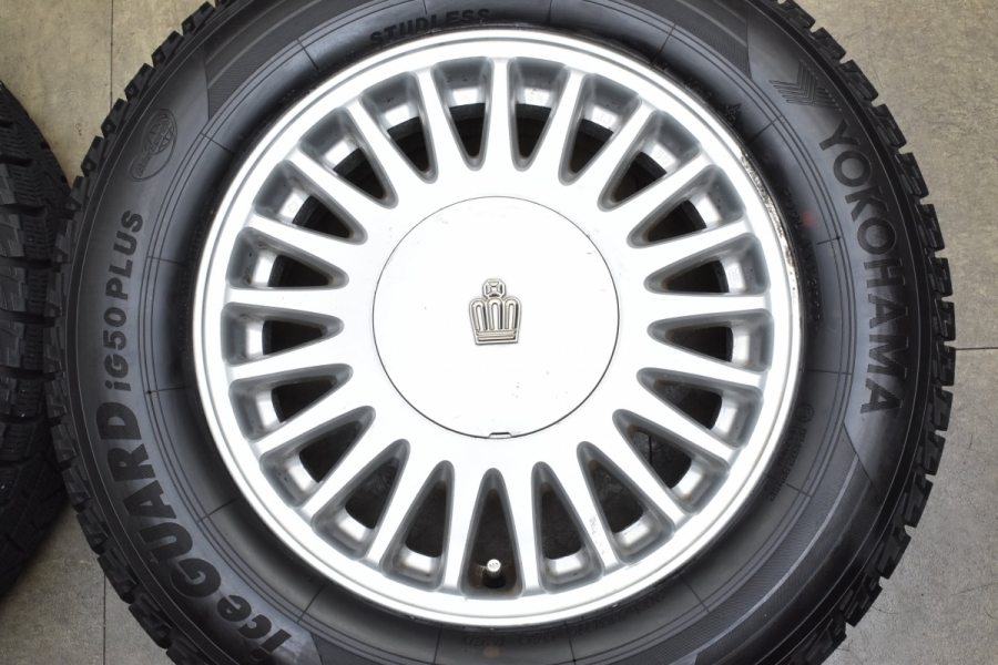 トヨタ クラウン　純正ホイールタイヤ　4本セット　YOKOHAMA/ヨコハマ　iceGUARD 205/65R15 トヨタ クラウン 純正ホイールタイヤ 4本セット YOKOHAMA/ヨコハマ