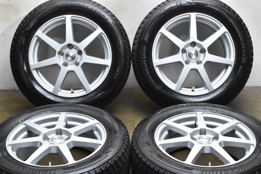 バリ溝 美品】ラストラーダ 17in 7J +48 PCD114.3 ブリヂストン ブリザック DM-V3 225/60R17 SKフォレスター  T31エクストレイル 中古 スタッドレスタイヤホイールセット | パーツ販売ナンバーワン