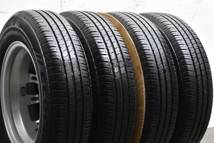 【ホイール美品】アルテミス LSW 13in 4J +43 PCD100 ブリヂストン エコピア NH100C 145/80R13 N-BOX  N-ONE N-WGN アルト ワゴンR タント