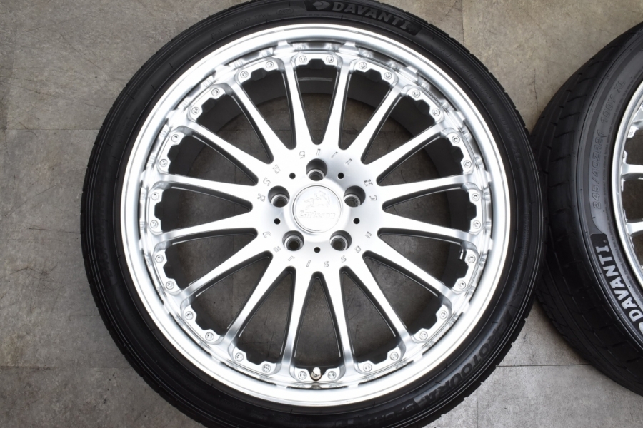 バリ溝】カールソン 1/16 RSR 21in 9J +38 10.5J +35 PCD120 DAVANTI 245/40R21 KINFOREST  275/35R21 レクサス LS600h LS460能 中古 タイヤホイールセット | パーツ販売ナンバーワン