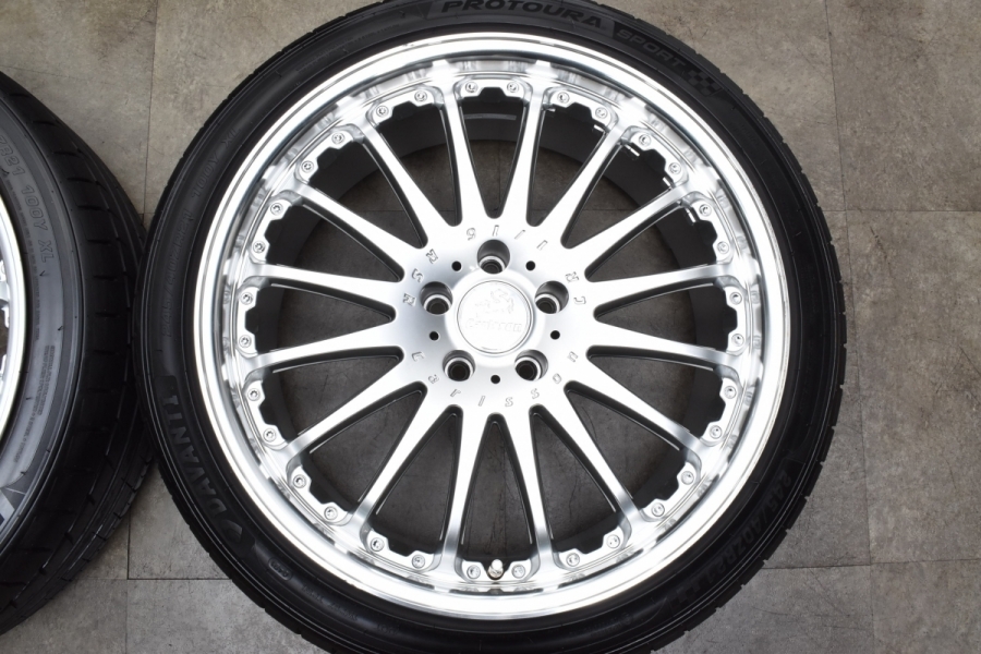 バリ溝】カールソン 1/16 RSR 21in 9J +38 10.5J +35 PCD120 DAVANTI 245/40R21 KINFOREST  275/35R21 レクサス LS600h LS460能 中古 タイヤホイールセット | パーツ販売ナンバーワン