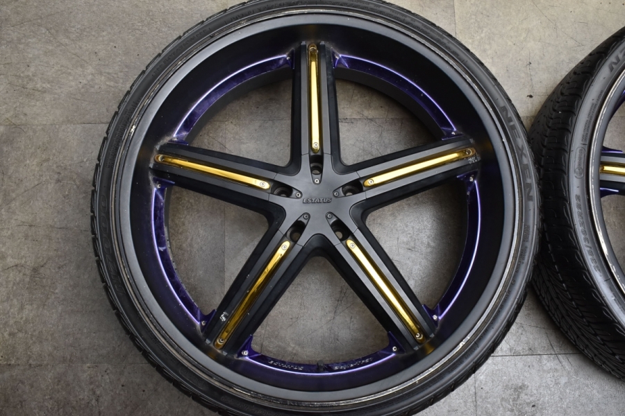 大口径】エステイタス ESTATUS STYLE-TF57 22in 8.5J +20 +30 大口径】エステイタス ESTATUS STYLE-TF57 22in 8.5J +20 +30
