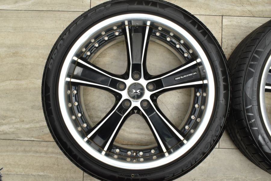 【バリ溝 深リム】マーベリック 005S-R 20in 8.5J+36 PCD114.3 2021年製 トーヨー プロクセス FD1  245/40R20 アルファード ヴェルファイア