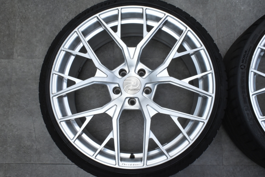 鍛造】AGIO precisione LBD 20in 9.5J +35 10.5J +37 PCD112 パイロットスポーツ4S 245/30R20  265/30R20 メルセデスAMG W205 C63 中古 タイヤホイールセット | パーツ販売ナンバーワン