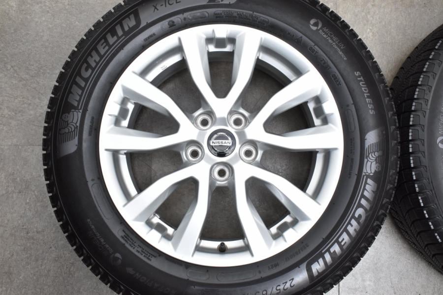 バリ溝 美品】ニッサン T32 エクストレイル 純正 17in 7J +45
