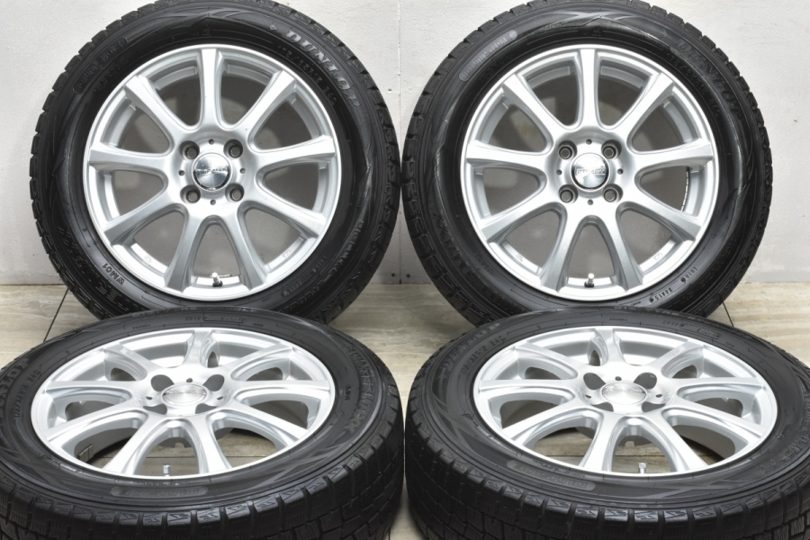 【程度良好】DUFACT 15in 5.5J +42 PCD100 ダンロップ ウィンターマックス WM01 175/65R15 アクア ヤリス  カローラ フィット ノート ソリオ