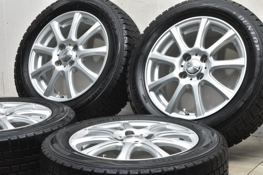 【程度良好】DUFACT 15in 5.5J +42 PCD100 ダンロップ ウィンターマックス WM01 175/65R15 アクア ヤリス  カローラ フィット ノート ソリオ