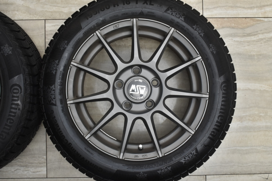 程度良好品】MSW 85 16in 7J +38 PCD120 コンチネンタル コンチ 程度良好品】MSW 85 16in 7J +38 PCD120 コンチネンタル コンチ