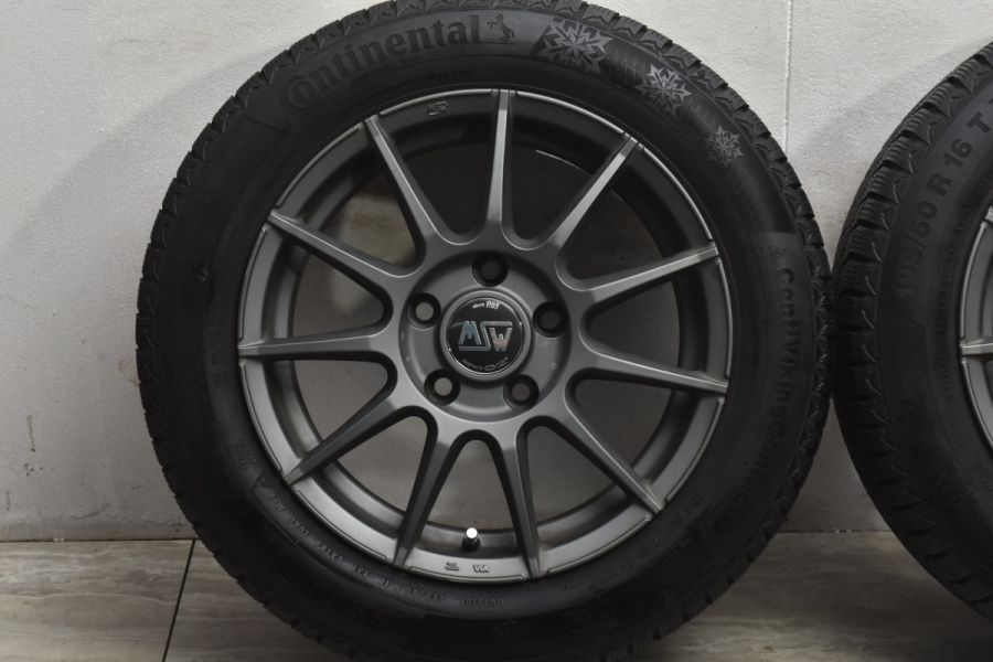 程度良好品】MSW 85 16in 7J +38 PCD120 コンチネンタル コンチ