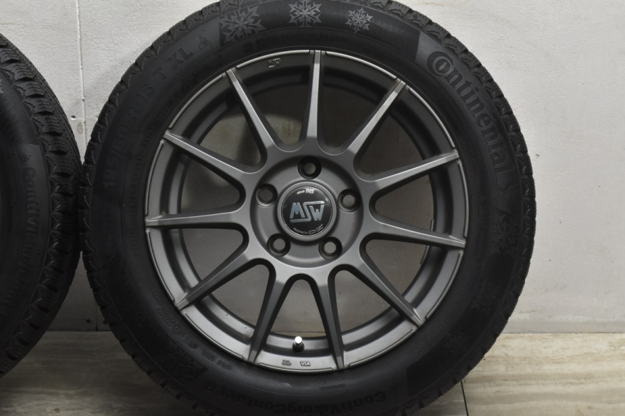 程度良好品】MSW 85 16in 7J +38 PCD120 コンチネンタル コンチ