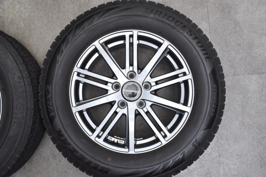 美品】バルミナ 16in 6.5J +38 PCD114.3 ブリヂストン ブリザック VRX2