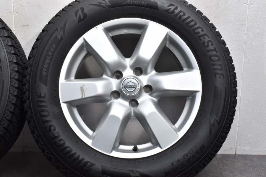 バリ溝 T32 エクストレイルサイズ DM-V3付】ニッサン T31 純正 17in