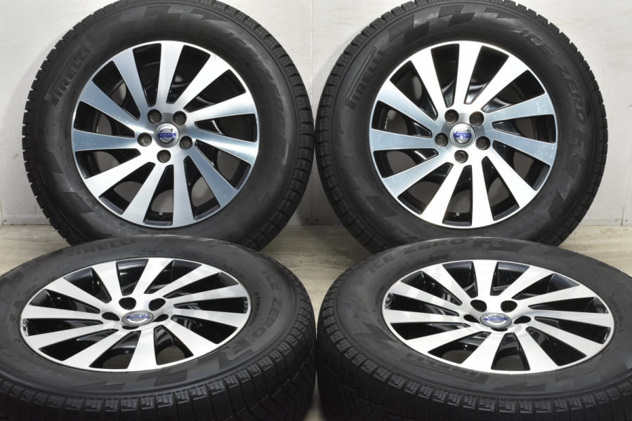 【バリ溝】ボルボ 純正 17in 7J +50 PCD108 ピレリ アイスゼロフリクション 235/65R17 品番:31362238 VOLVO  XC60 XC90 純正サイズ