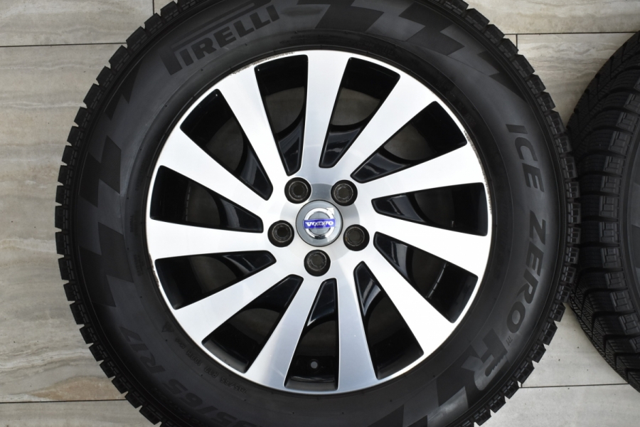 【バリ溝】ボルボ 純正 17in 7J +50 PCD108 ピレリ アイスゼロフリクション 235/65R17 品番:31362238 VOLVO  XC60 XC90 純正サイズ