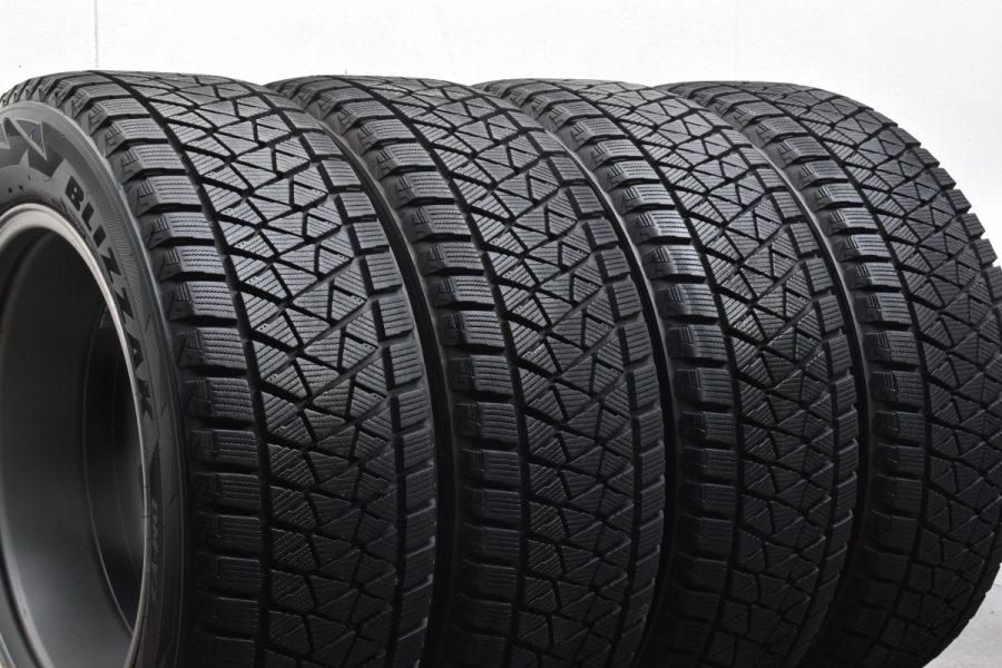 【美品 バリ溝】スバル SJ フォレスター 純正 17in 7J +48 PCD100 ブリヂストン ブリザック DM-V2 225/60R17 XV  レガシィアウトバック 流用