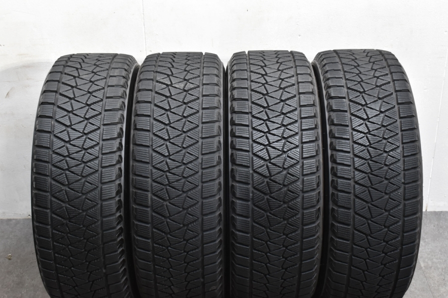 【美品 バリ溝】スバル SJ フォレスター 純正 17in 7J +48 PCD100 ブリヂストン ブリザック DM-V2 225/60R17 XV  レガシィアウトバック 流用