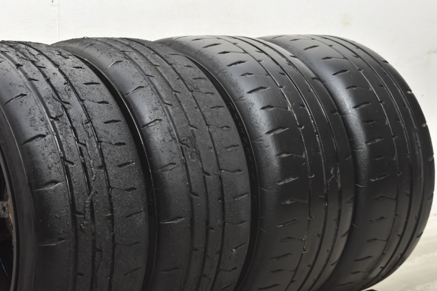 【程度良好品】Weds SA-10R 18in 8.5J+35/9.5J+45 PCD114.3 ブリヂストン ポテンザ RE-71RS  225/40R18 265/35R18 シルビア シビックタイプR