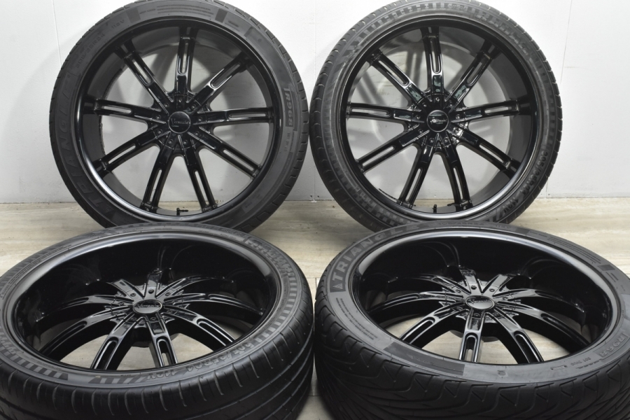 24インチ 大口径】VERSANTE 24in 9.5J +30 PCD114.3 5穴 5H 139.7 6穴 6H レーダー トライアル  305/35R24 ハマー H3 ハリアー ムラーノ 中古 タイヤホイールセット | パーツ販売ナンバーワン