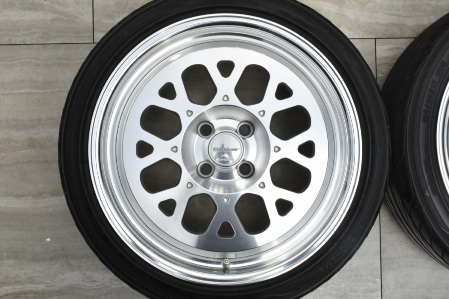 美品】WORK seeker GX 17in 7.5J+40/7.5J+30 PCD100 ヨコハマ Sドライブ 195/45R17 スタンス アクア  ヤリス ヴィッツ フィット スイフト 中古 タイヤホイールセット | パーツ販売ナンバーワン