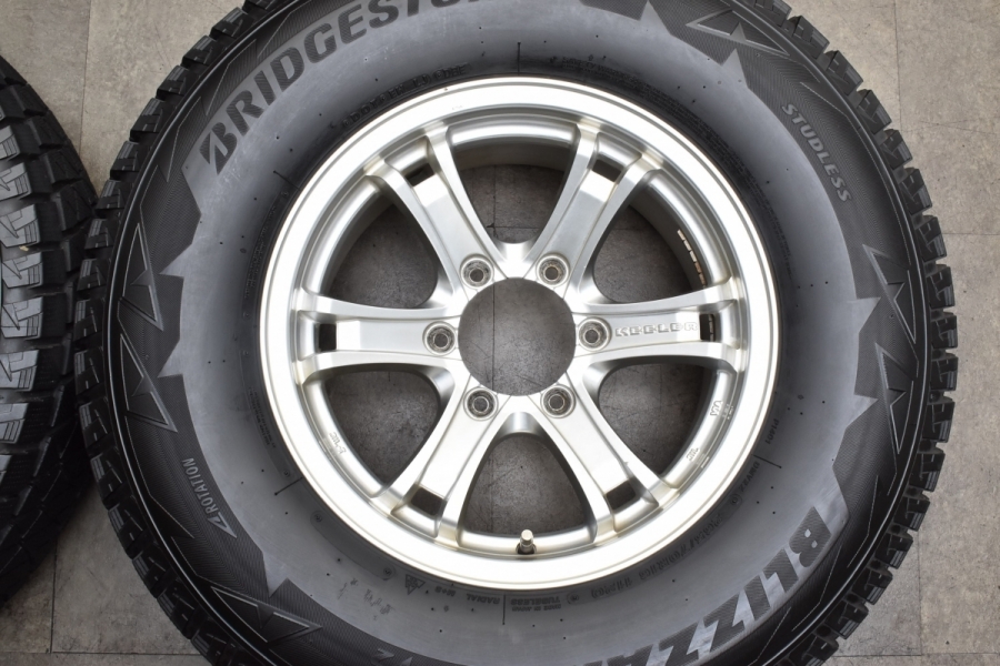 良好品】キーラー フォース 16in 7J +5 PCD139.7 ブリヂストン 