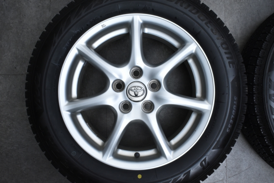 【バリ溝】VRX2 215/60R17 エスティマ純正17ホイールセット 2021年製 バリ溝】トヨタ 50 エスティマ 純正 17in 7J +50