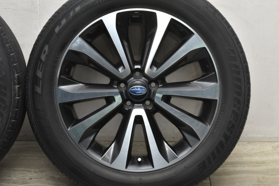 スバル SJ フォレスター 後期 18×7J +48 バリ溝 225/55R18 スバル SJ フォレスター 後期 18×7J +48 バリ溝 225/55R18