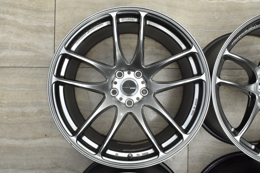 人気 コンケイブ】WORK エモーション CR Kiwami 19in 9.5J+38 10.5J+32