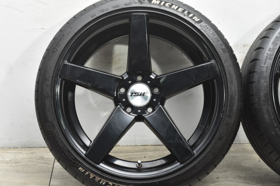 程度良好】TSW Sochi ソチ 19in 8.5J +43 PCD112 ミシュラン