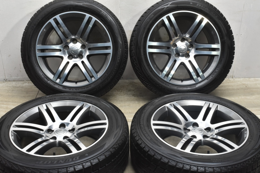 希少 バリ溝】クライスラー 300 純正 18in 7.5J +24 PCD115 ダンロップ ウィンターマックス SJ8 235/55R18  品番:1LS61TRMAA スタッドレス 中古 スタッドレスタイヤホイールセット | パーツ販売ナンバーワン