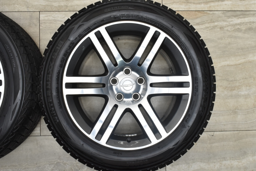 【希少 バリ溝】クライスラー 300 純正 18in 7.5J +24 PCD115 ダンロップ ウィンターマックス SJ8 235/55R18  品番:1LS61TRMAA スタッドレス