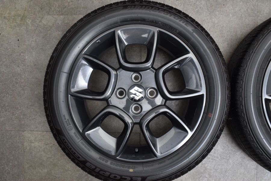 【美品 バリ溝】スズキ イグニス 純正 16in 5J +40 PCD100 ブリヂストン エコピア EP150 175/60R16 クロスビー  スイフト 流用に