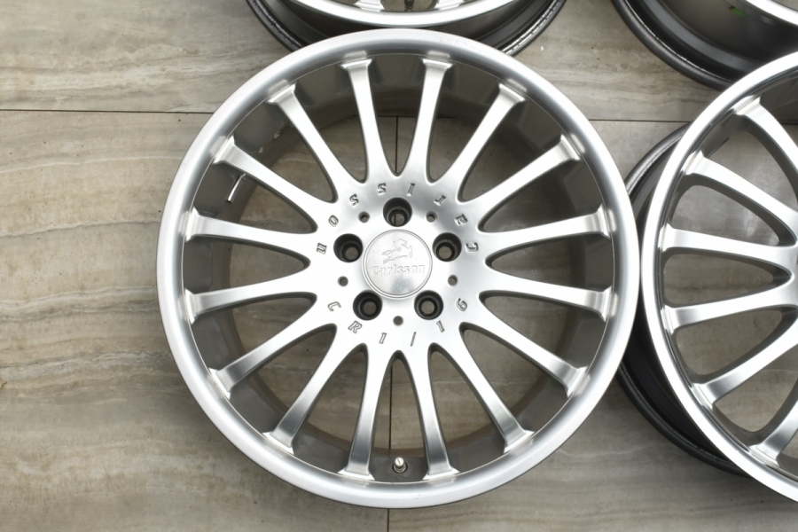 程度良好品】カールソン CR 1/16 19in 8.5J +40 PCD114.3 4本セット