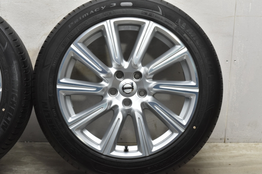 バリ溝 承認タイヤ付 美品】ボルボ S90 V90 純正 18in 8J +42 バリ溝 承認タイヤ付 美品】ボルボ S90 V90 純正 18in 8J +42