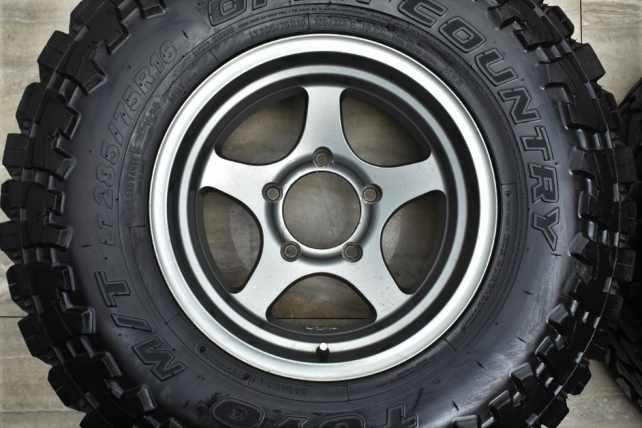 バリ溝】Weds ハセスペック 16in 8J -25 PCD150 トーヨー オープンカントリー M/T LT285/75R16 ランドクルーザー  70 100 レクサス LX470 中古 タイヤホイールセット | パーツ販売ナンバーワン