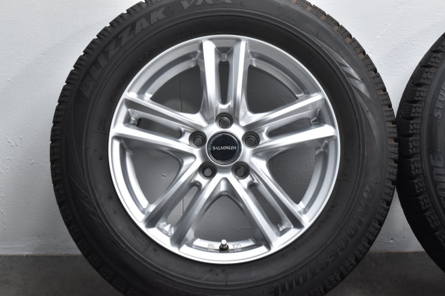 プリウス等に】ブリヂストン バルミナ SR5 15in 6J +40 PCD100