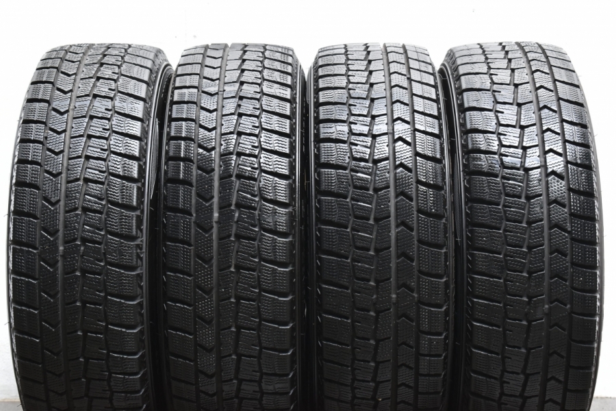 バリ溝 美品】KINO SPORT 14in 5.5J+42 PCD100 ダンロップ ウィンター