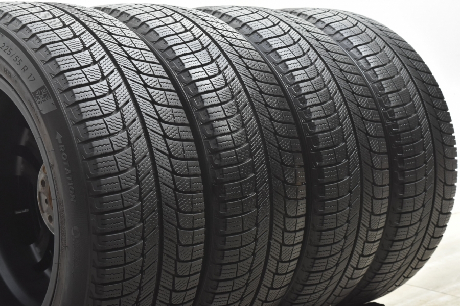 美品 バリ溝】ケレナーズJR 17in 7.5J +52 PCD112 ミシュラン X-ICE3+ 225/55R17 BMW F48 X1 F39  X2 純正サイズ ミニクロスオーバー F60 中古 スタッドレスタイヤホイールセット | パーツ販売ナンバーワン