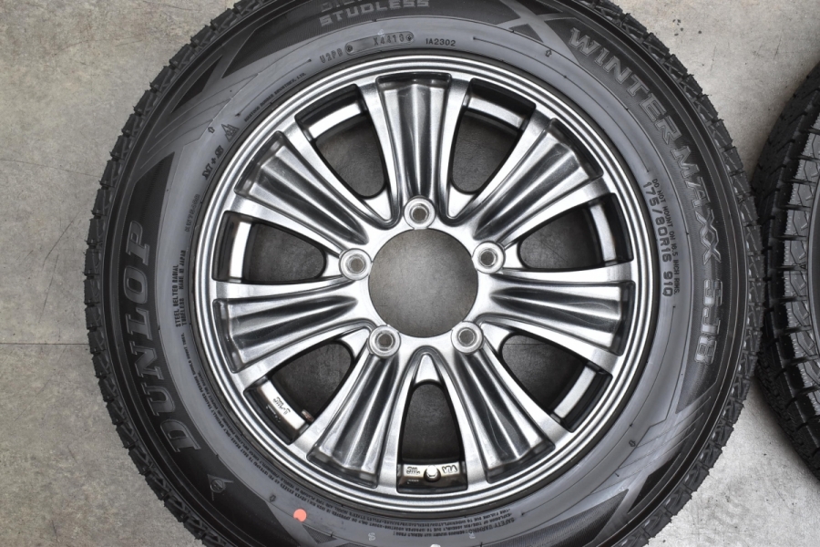 SUZUKI純正スタッドレス4本セット175/80R16ジムニー・マツダAZ等